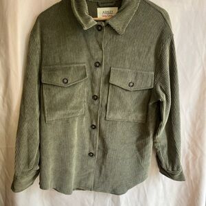 Ashley Gray Corduroy Shirt